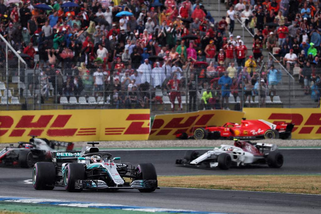 Lewis Hamilton 2019 German GP F1 Mercedes Sebastian Vettel Ferrari crash