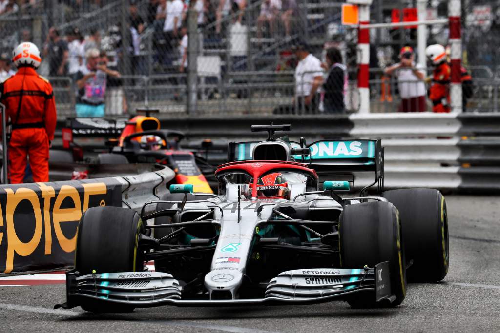 Lewis Hamilton Mercedes Max Verstappen Red Bull Monaco GP F1