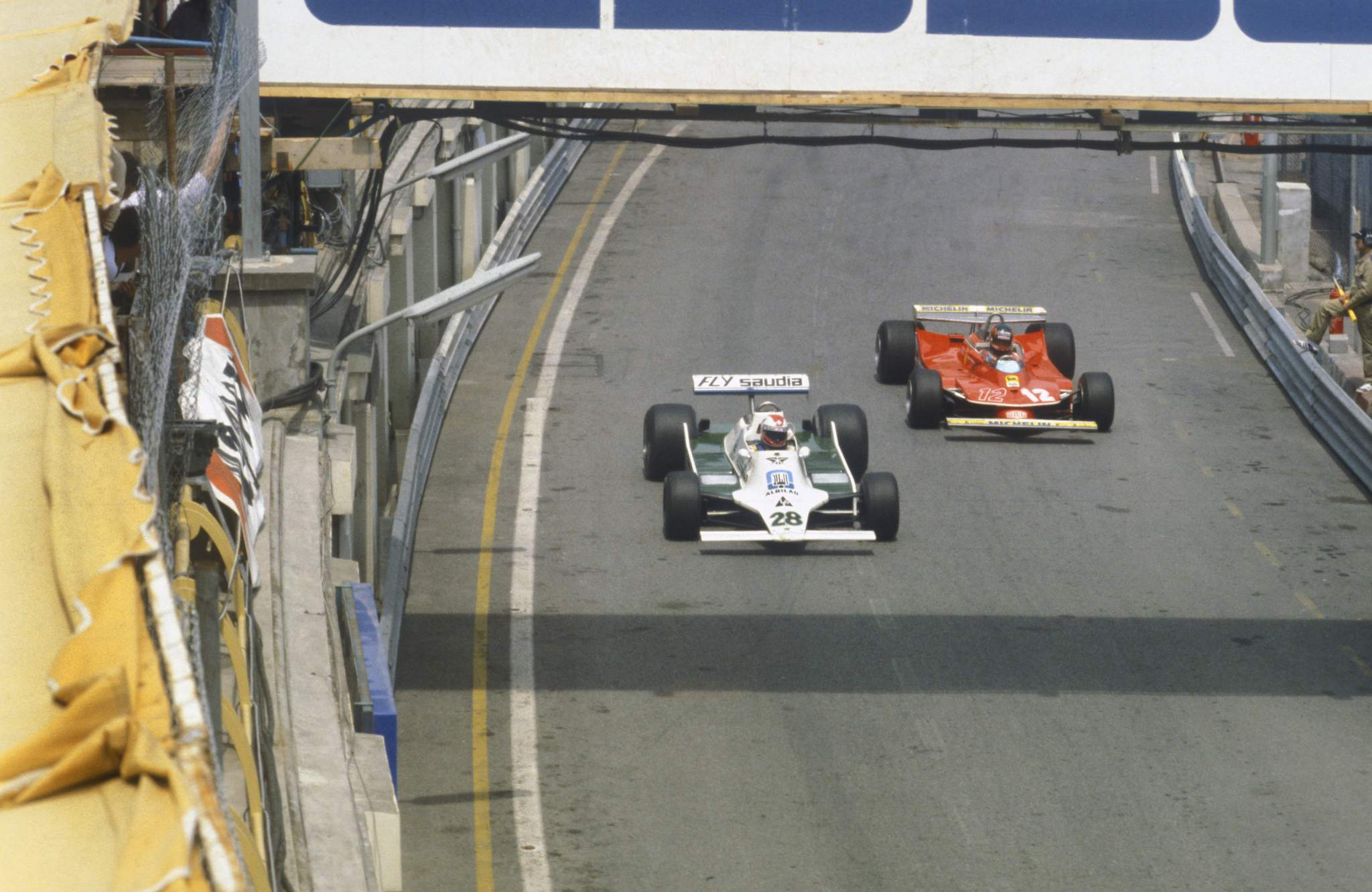 Clay Regazzoni Williams Gilles Villeneuve Ferrari 1979