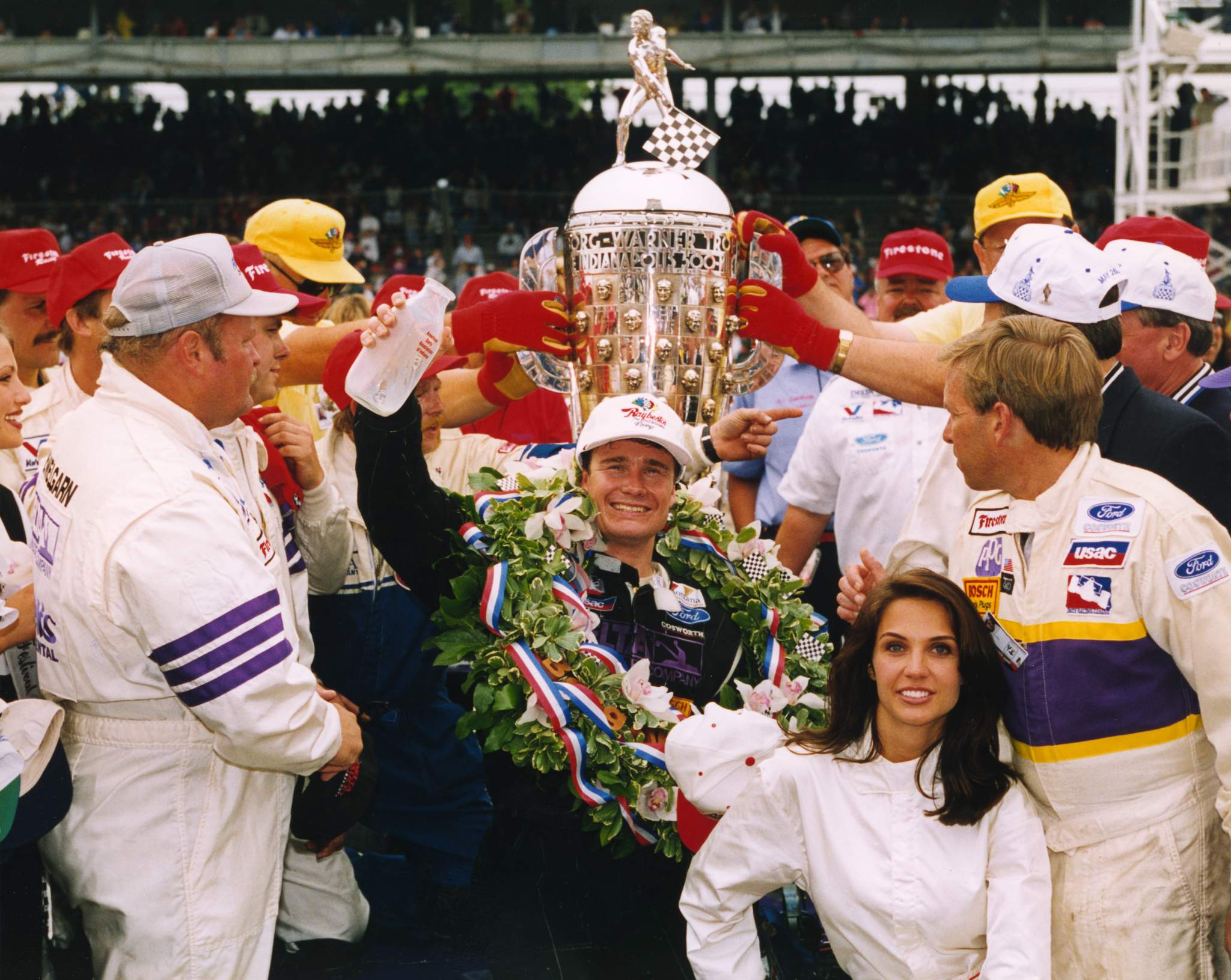 Buddy Lazier 1996 winner Luyendyk feature