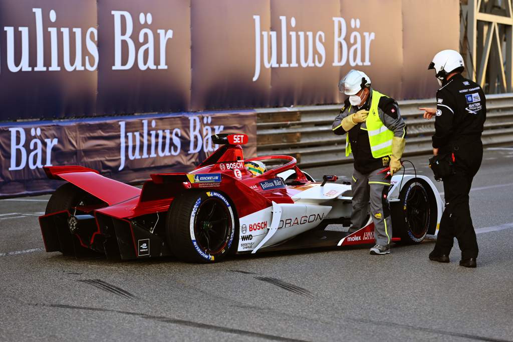 Sergio Sette Camara Dragon Penske Monaco Formula E 2021 practice stops