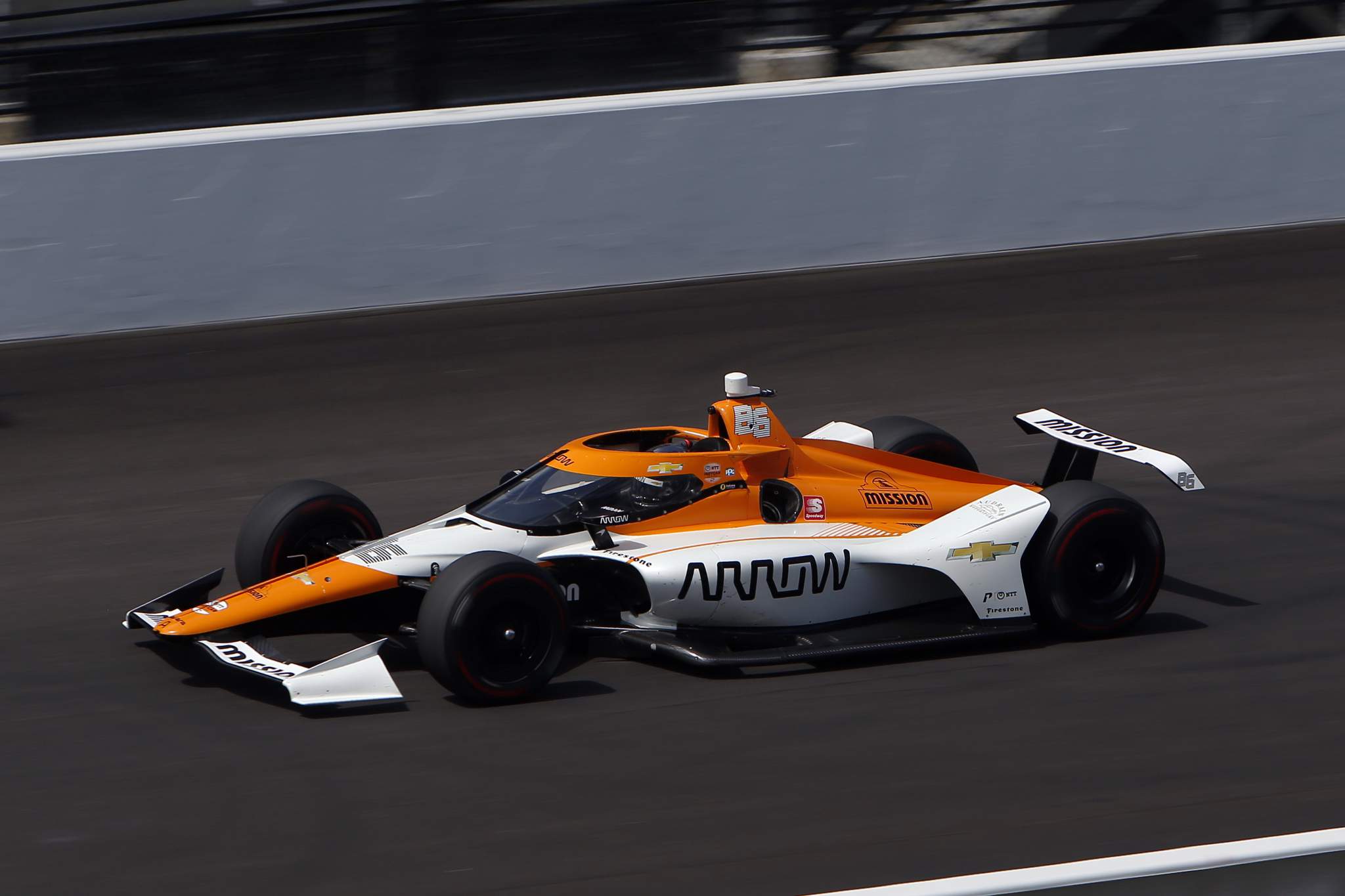 Juan Pablo Montoya IndyCar test