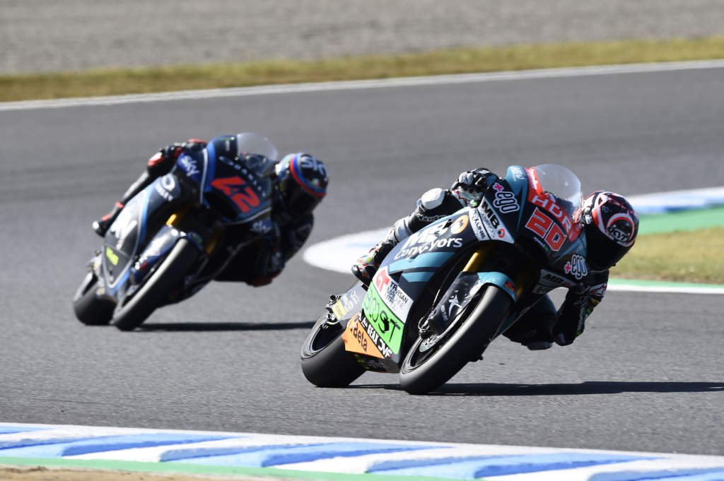 Fabio Quartararo Francesco Bagnaia Motegi 2018 Moto2