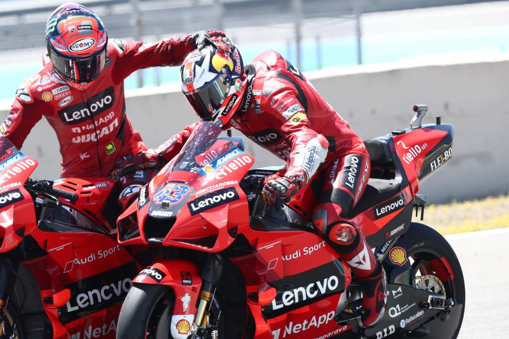 Jack Miller Francesco Bagnaia Jerez MotoGP Ducati