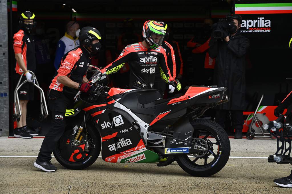 Lorenzo Savadori Aprilia MotoGP Le Mans