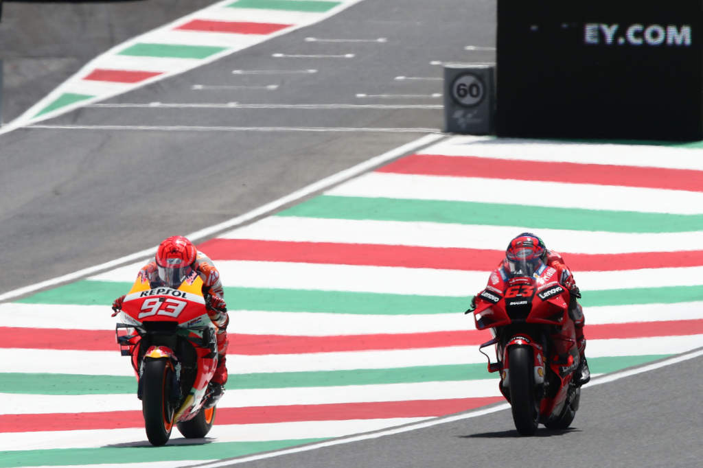 Marc Marquez Francesco Bagnaia Mugello MotoGP