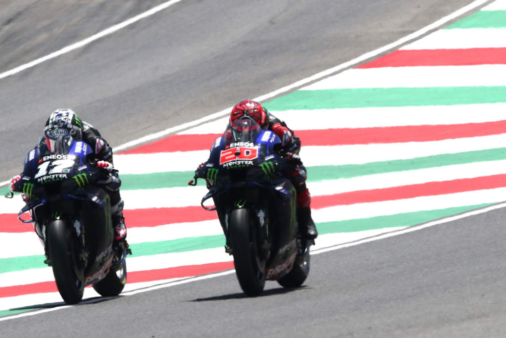 Maverick Vinales Fabio Quartararo Yamaha MotoGP Mugello