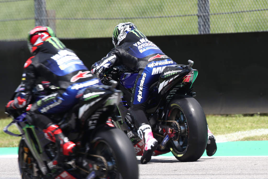 Maverick Vinales Fabio Quartararo Yamaha MotoGP Mugello