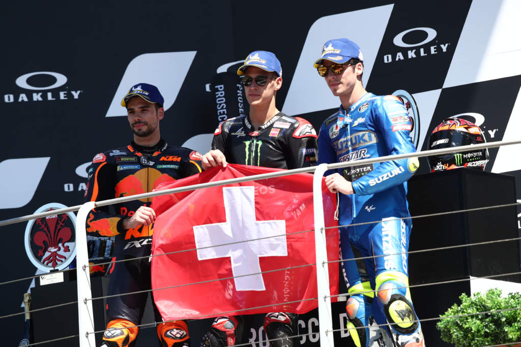 Mugello MotoGP podium