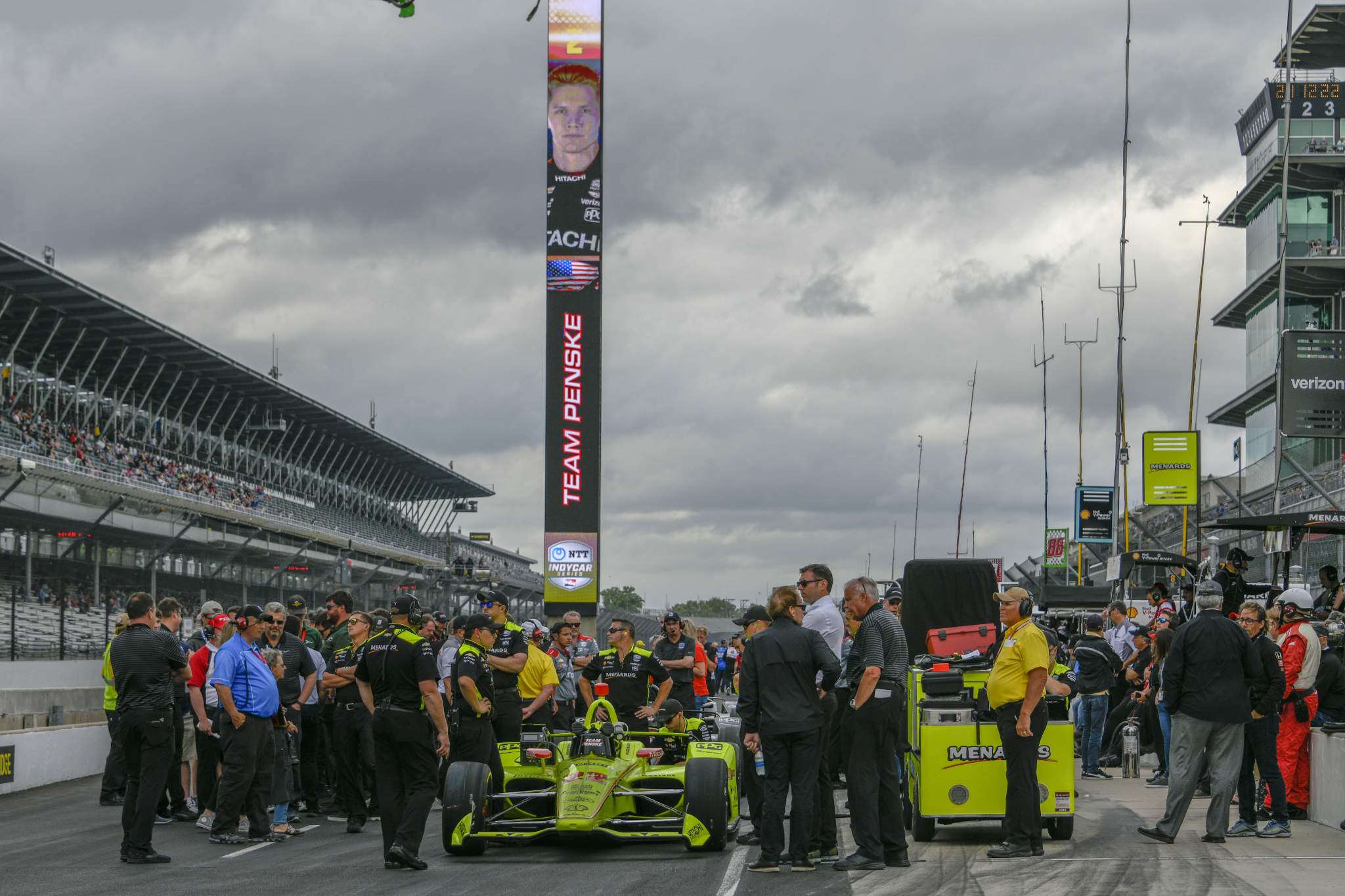 Last pole day with fans 2019 Luyendyk