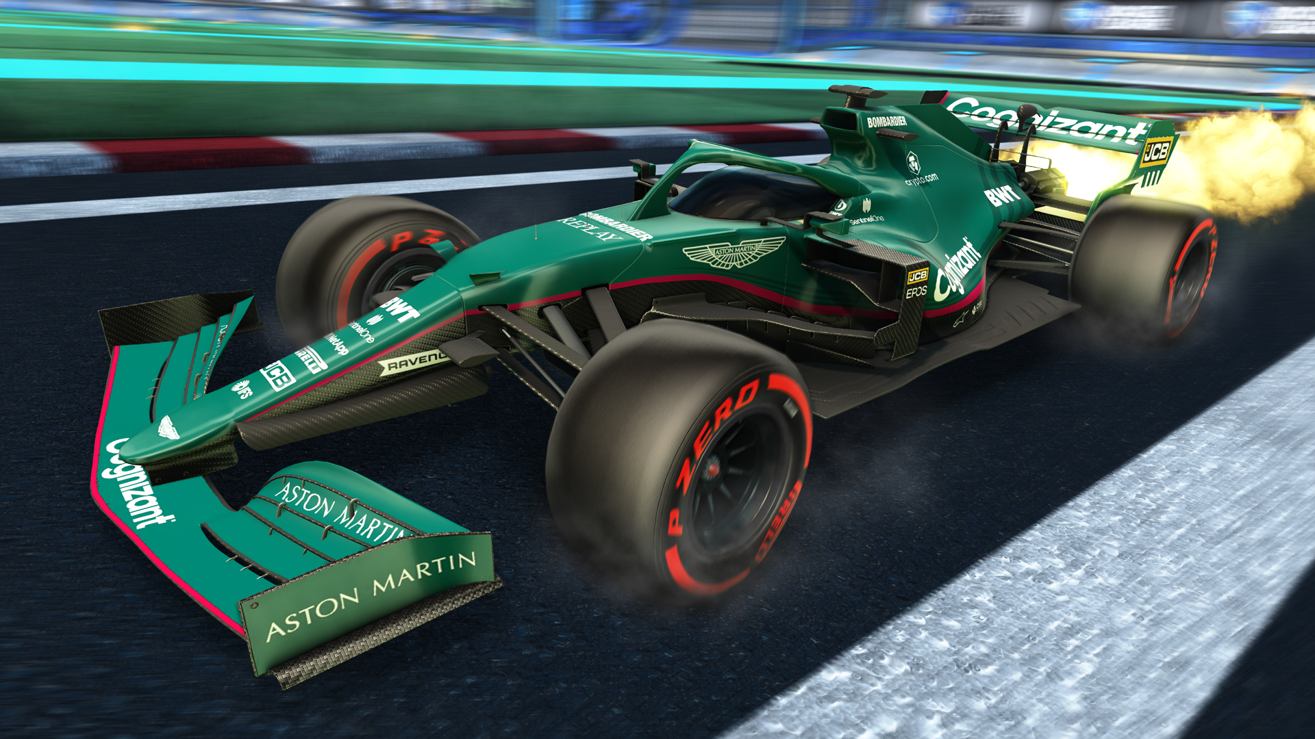 F1 Rocket League Aston Martin