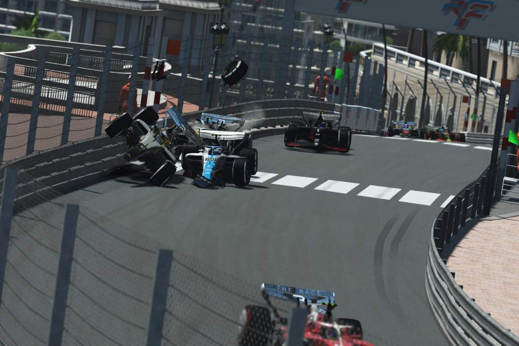 Monaco crashes shake up Formula SimRacing title fight