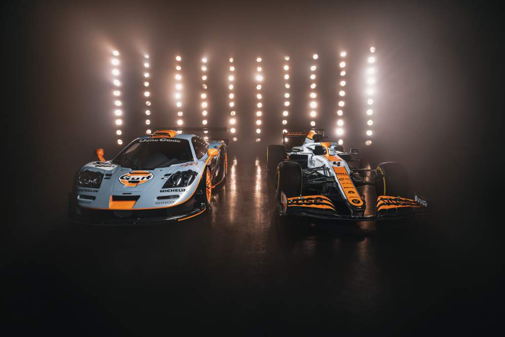 McLaren Gulf F1 livery GT sportscar