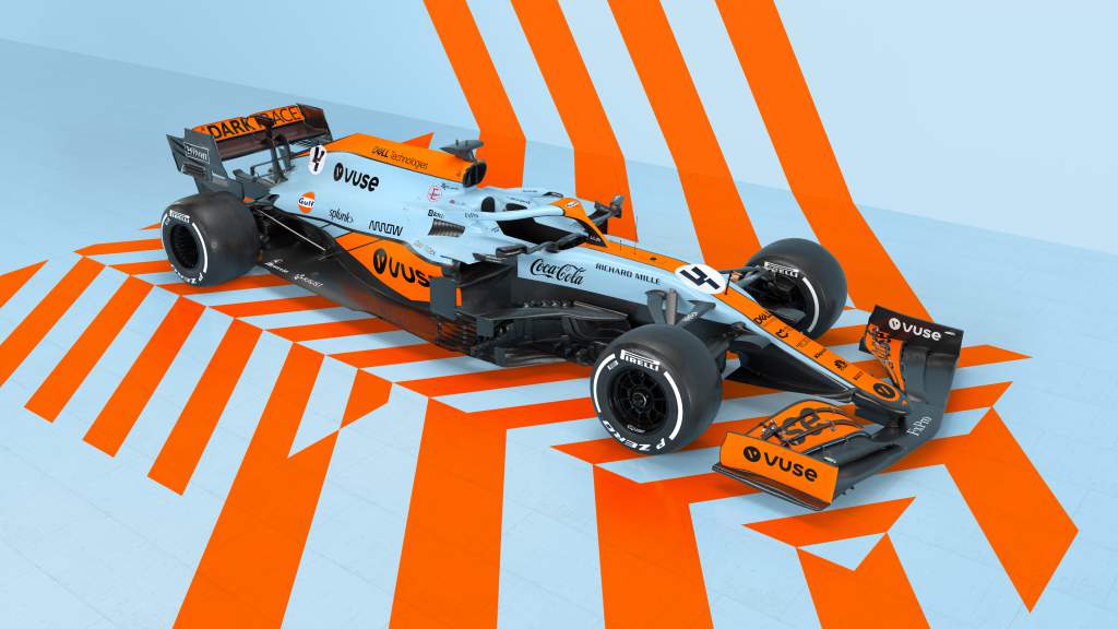 McLaren F1 Gulf render