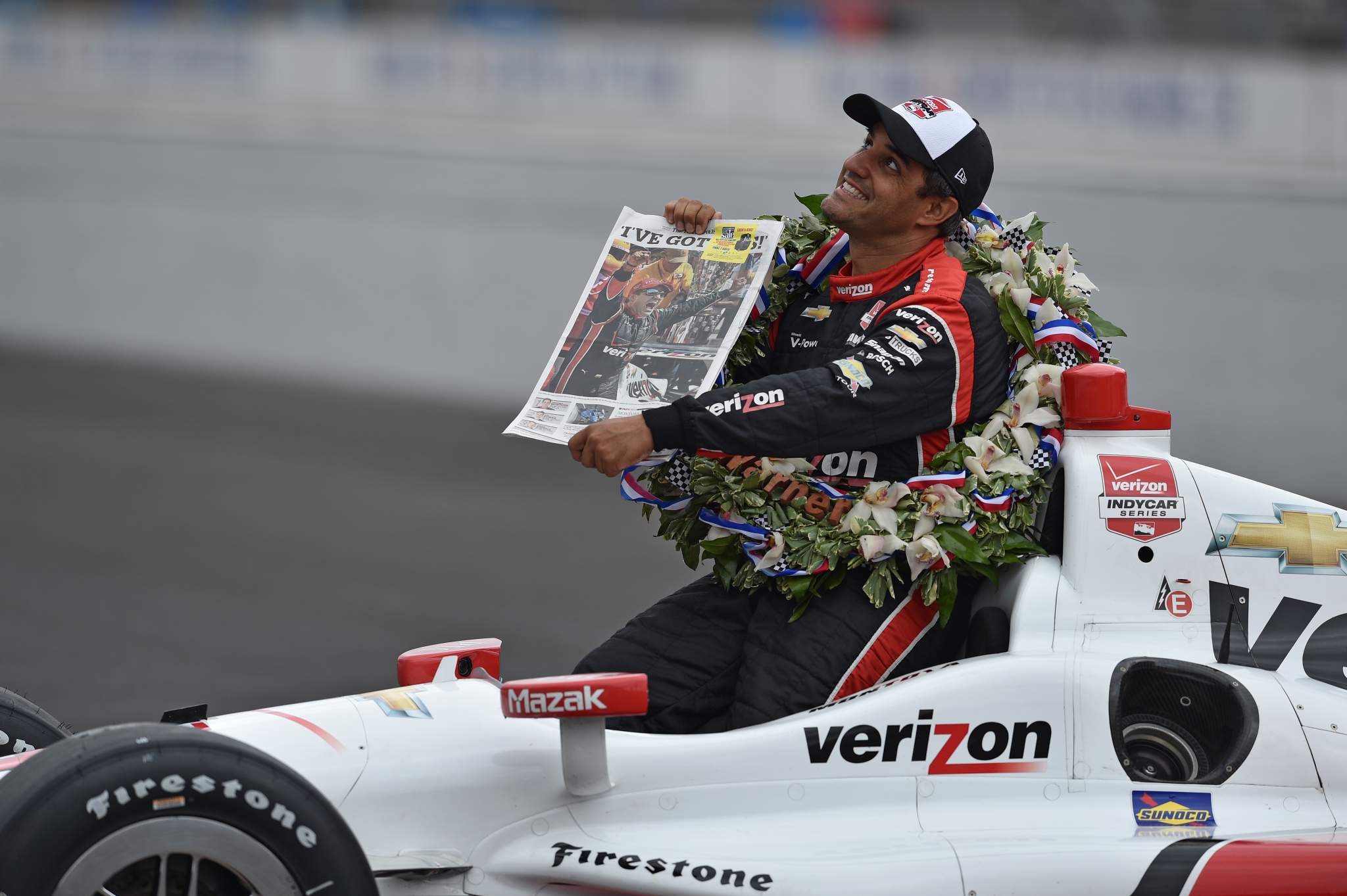 Juan Pablo Montoya wins Indianapolis 500 2015