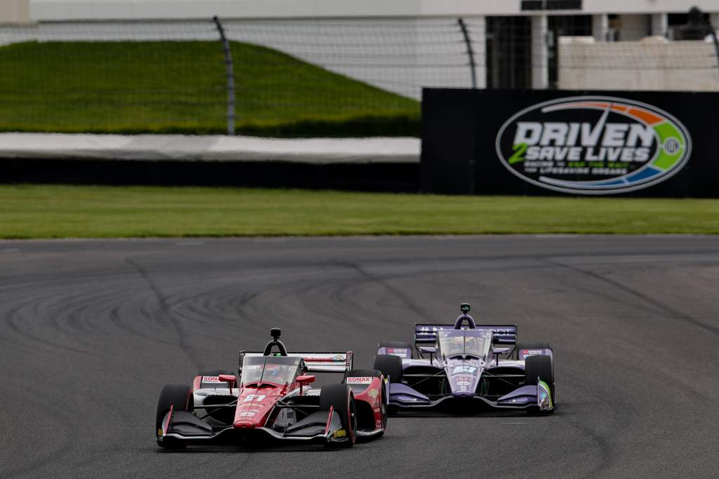 Rinus VeeKay Romain Grosjean IndyCar Indianapolis