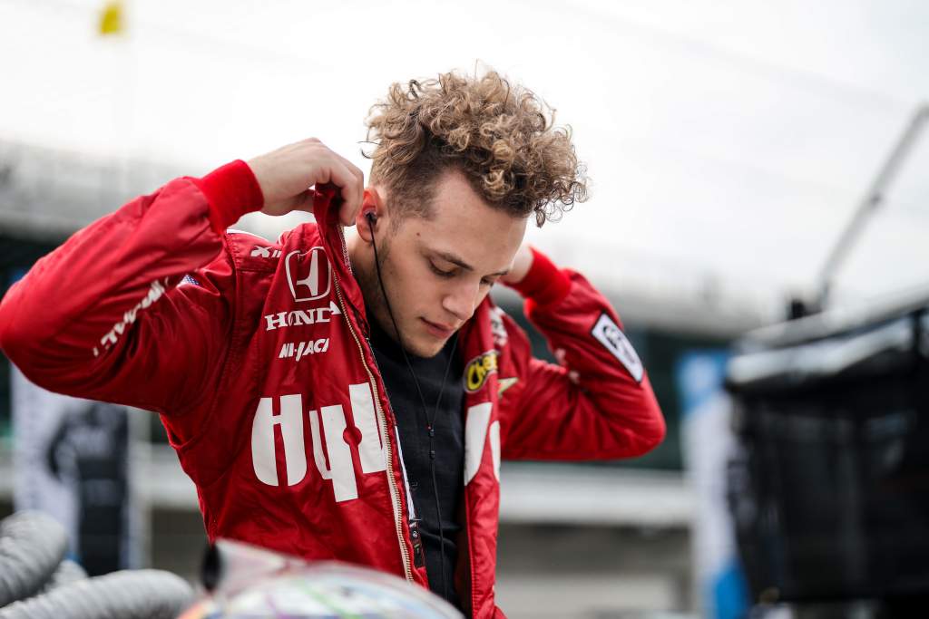 Ferrucci has the first big crash of Indy 500 practice