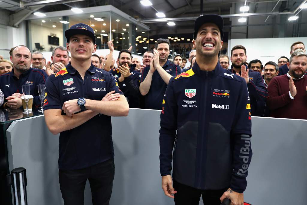 Max Verstappen Daniel Ricciardo Red Bull F1