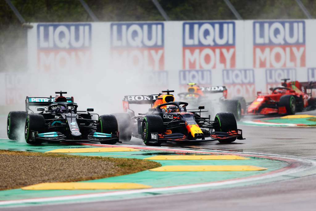 F1 Grand Prix Of Emilia Romagna Lewis Hamilton Max Verstappen F1