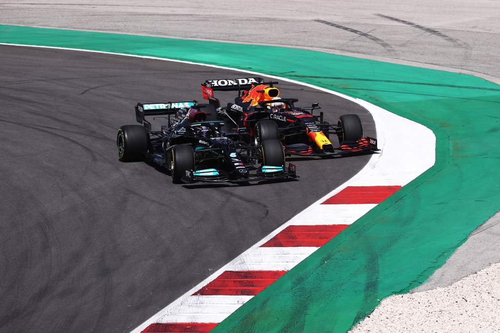 Max Verstappen Lewis Hamilton Portugal F1