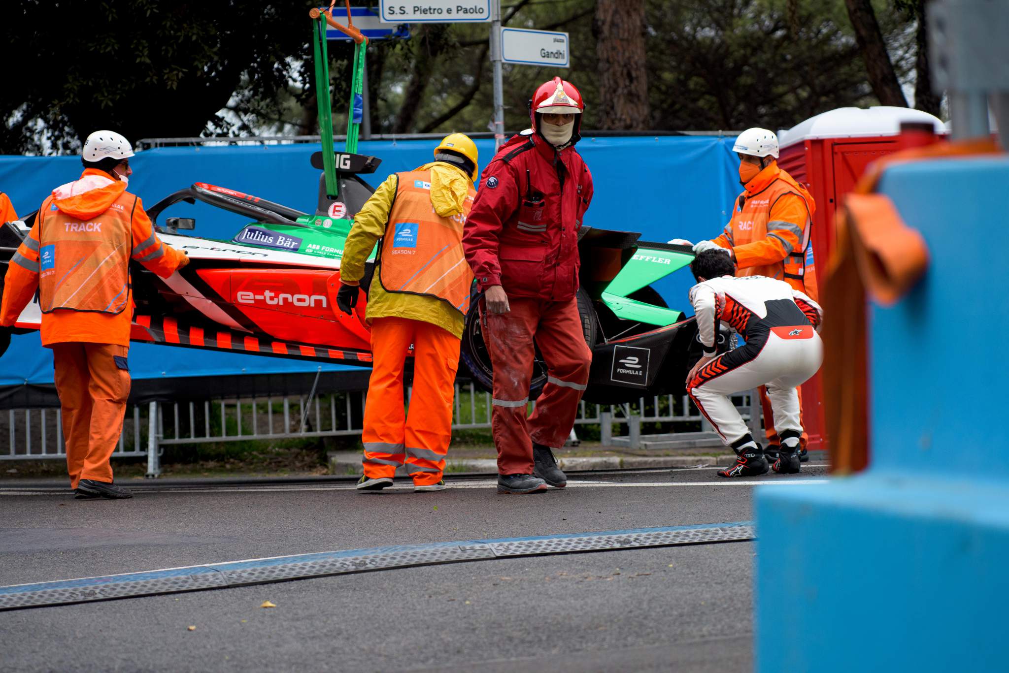 Lucas di Grassi Audi crash Rome Formula E 2021