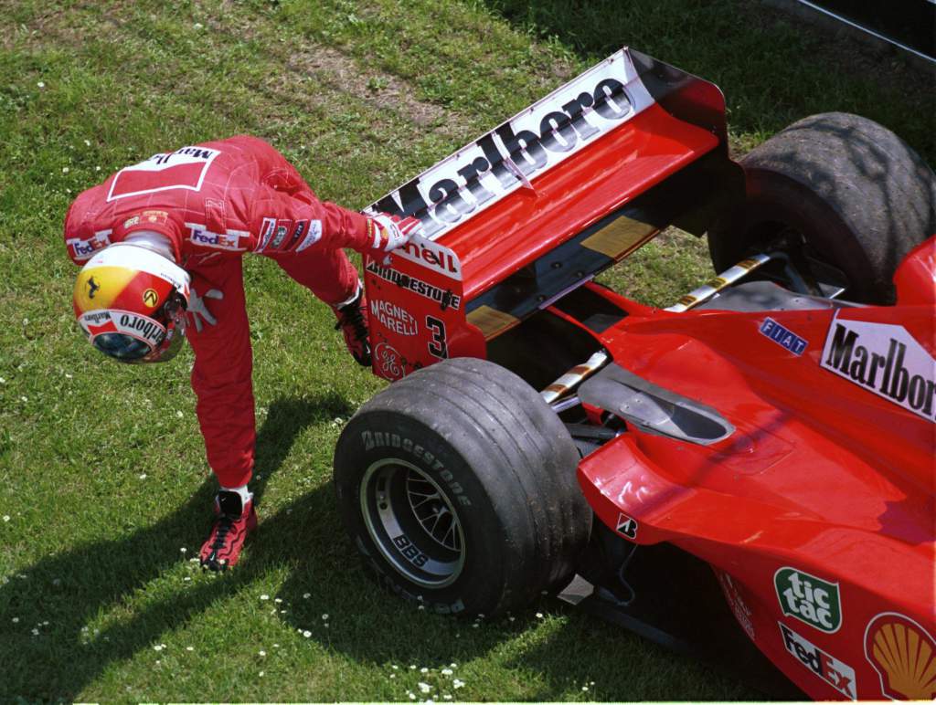 Michael Schumacher Ferrari rear wing F1 1999