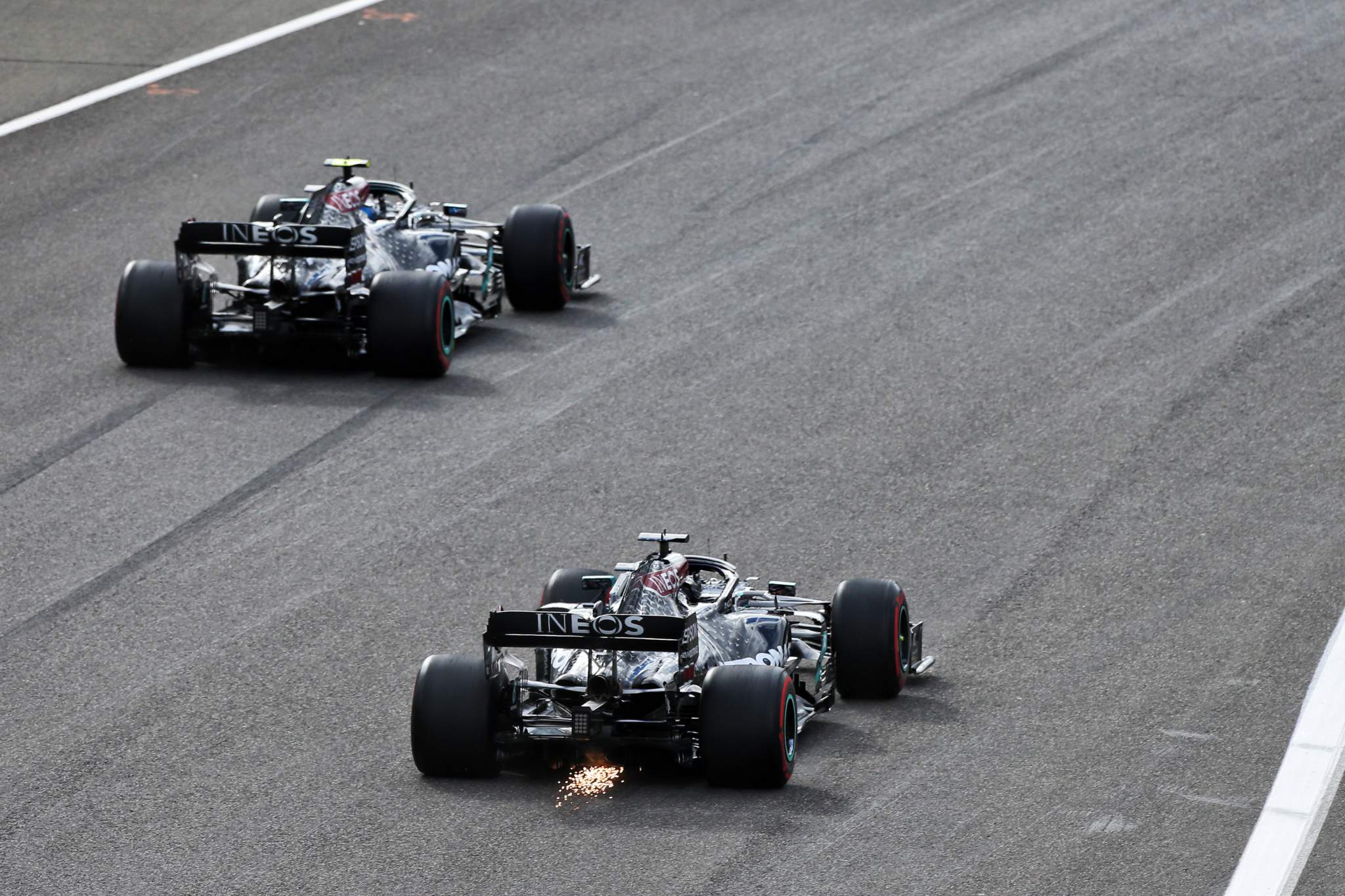 Lewis Hamilton Valtteri Bottas Mercedes Nurburgring 2020