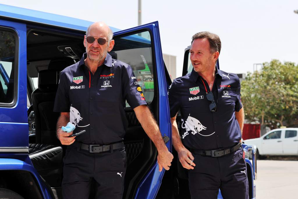 Adrian Newey Christian Horner Red Bull F1 2021