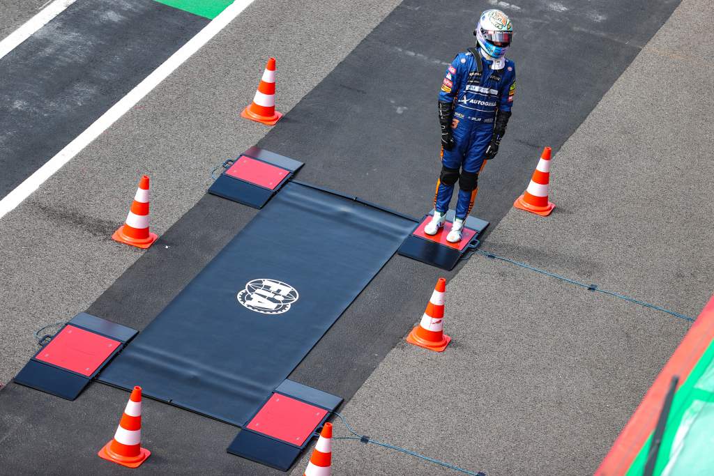 Daniel Ricciardo weighbridge after Q1 exit Portugal F1 2021