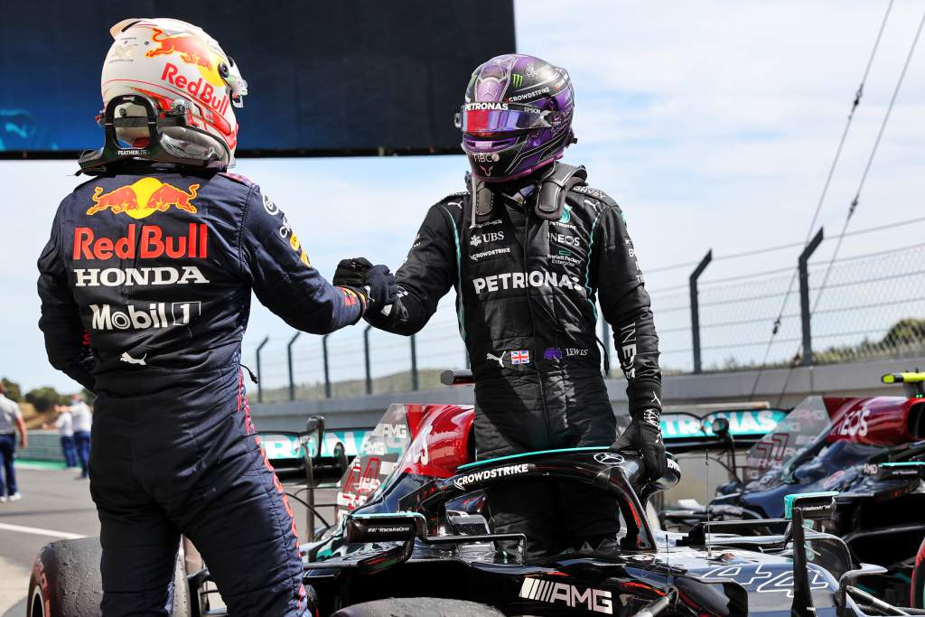 Max Verstappen Lewis Hamilton Red Bull Mercedes F1