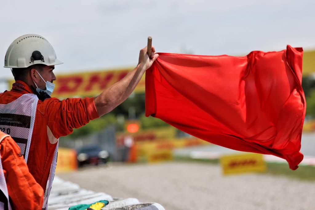 Spanish GP F1 red flag