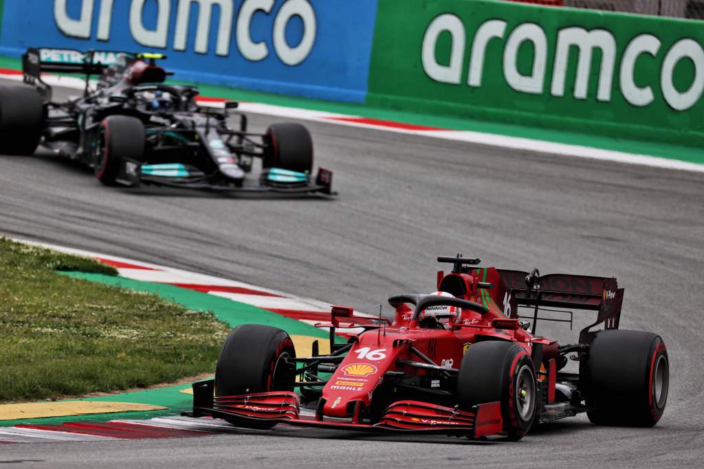 Charles Leclerc F1 Spanish GP Ferrari