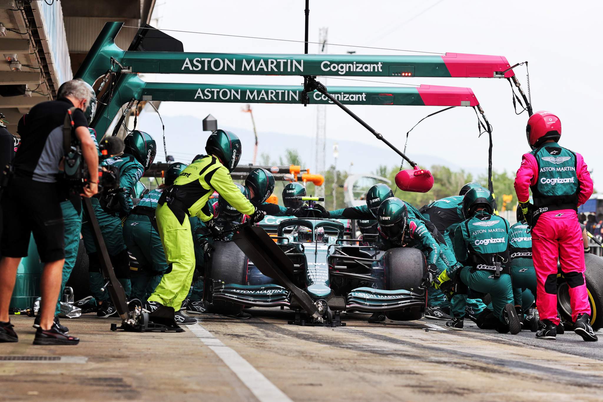 Sebastian Vettel Aston Martin Spanish Grand Prix 2021 Barcelona