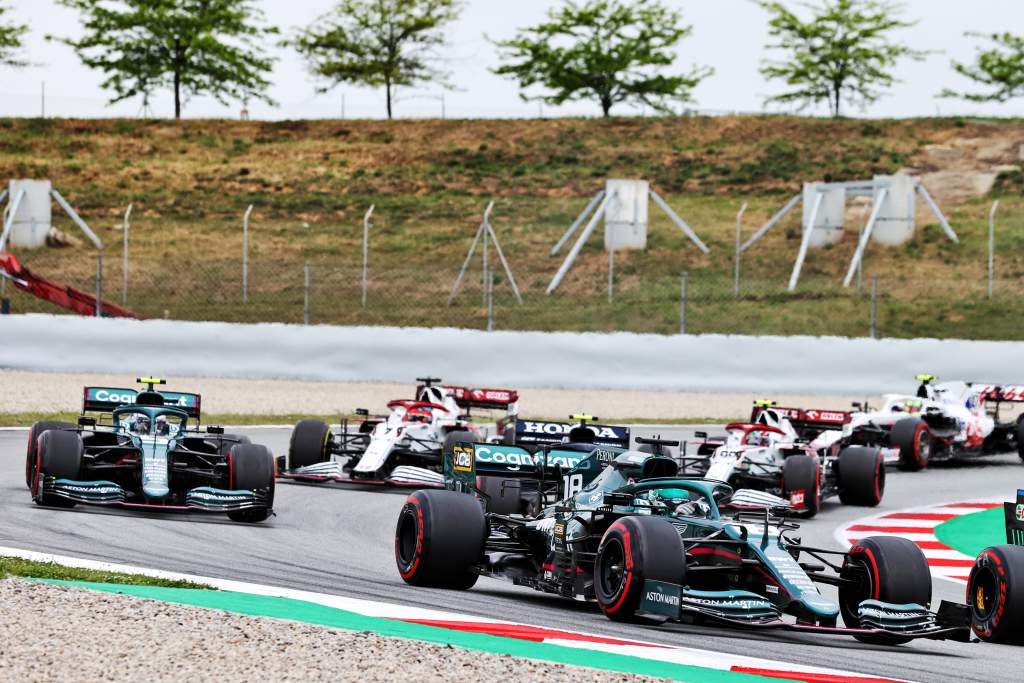 Lance Stroll Aston Martin Spanish Grand Prix 2021 Barcelona