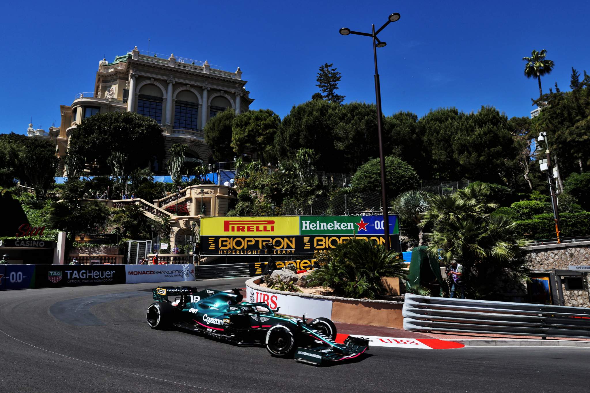 Lance Stroll Aston Martin Monaco 2021