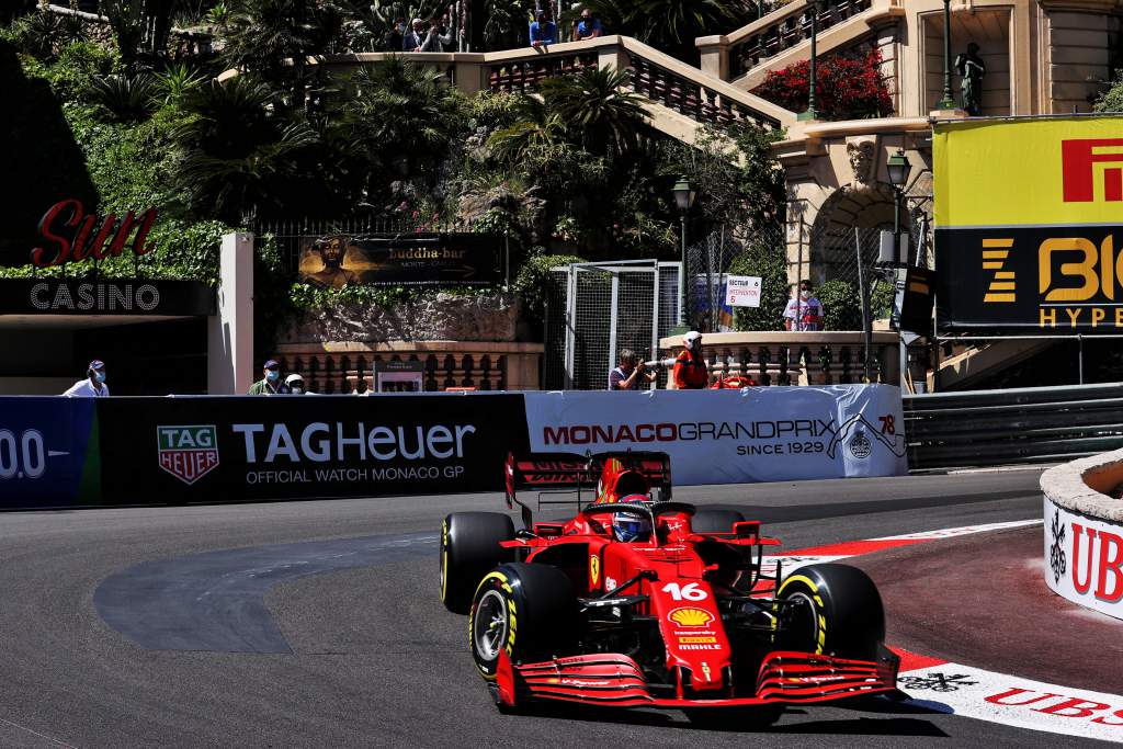 Charles Leclerc Ferrari Monaco F1