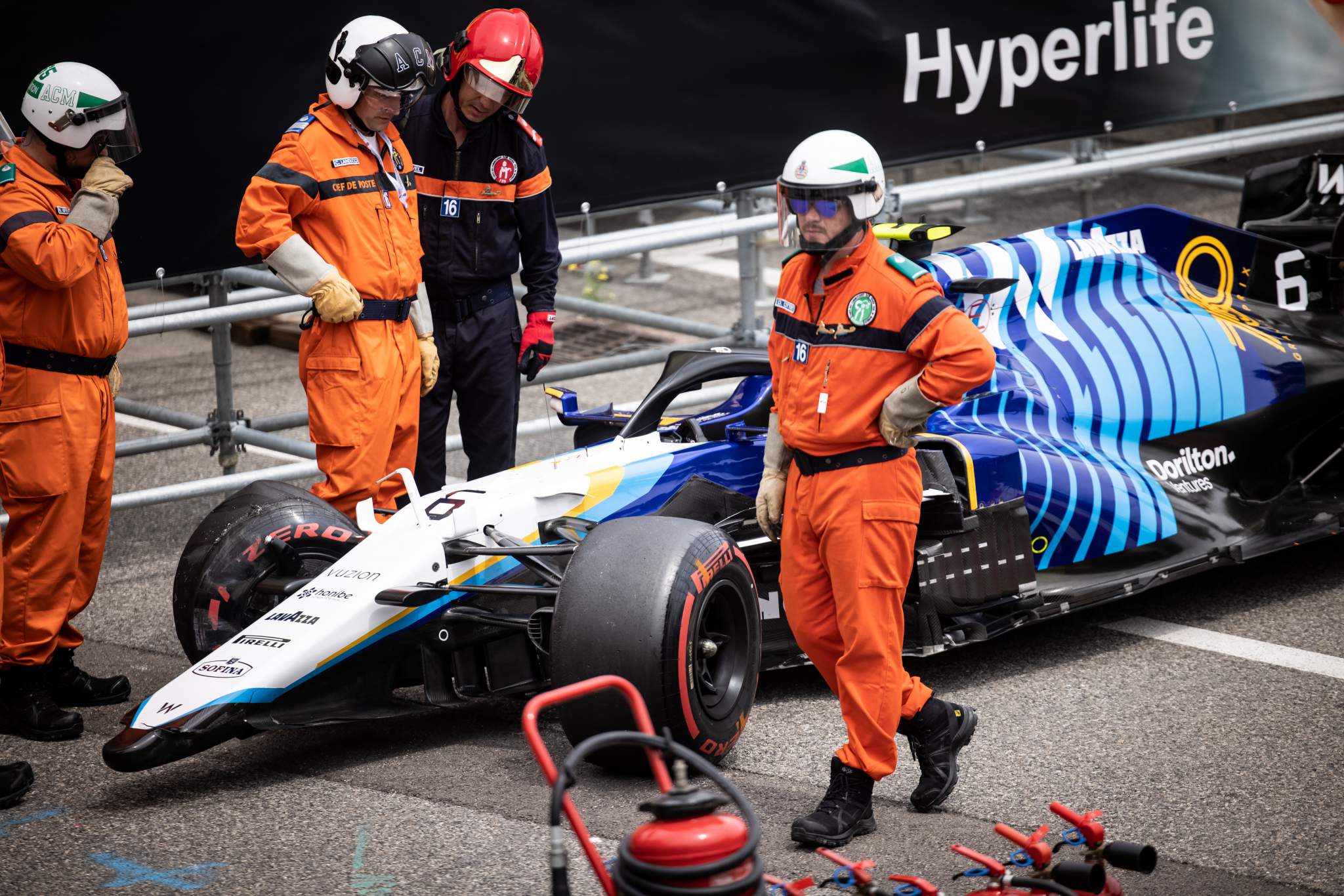 Nicholas Latifi Williams Monaco crash 2021