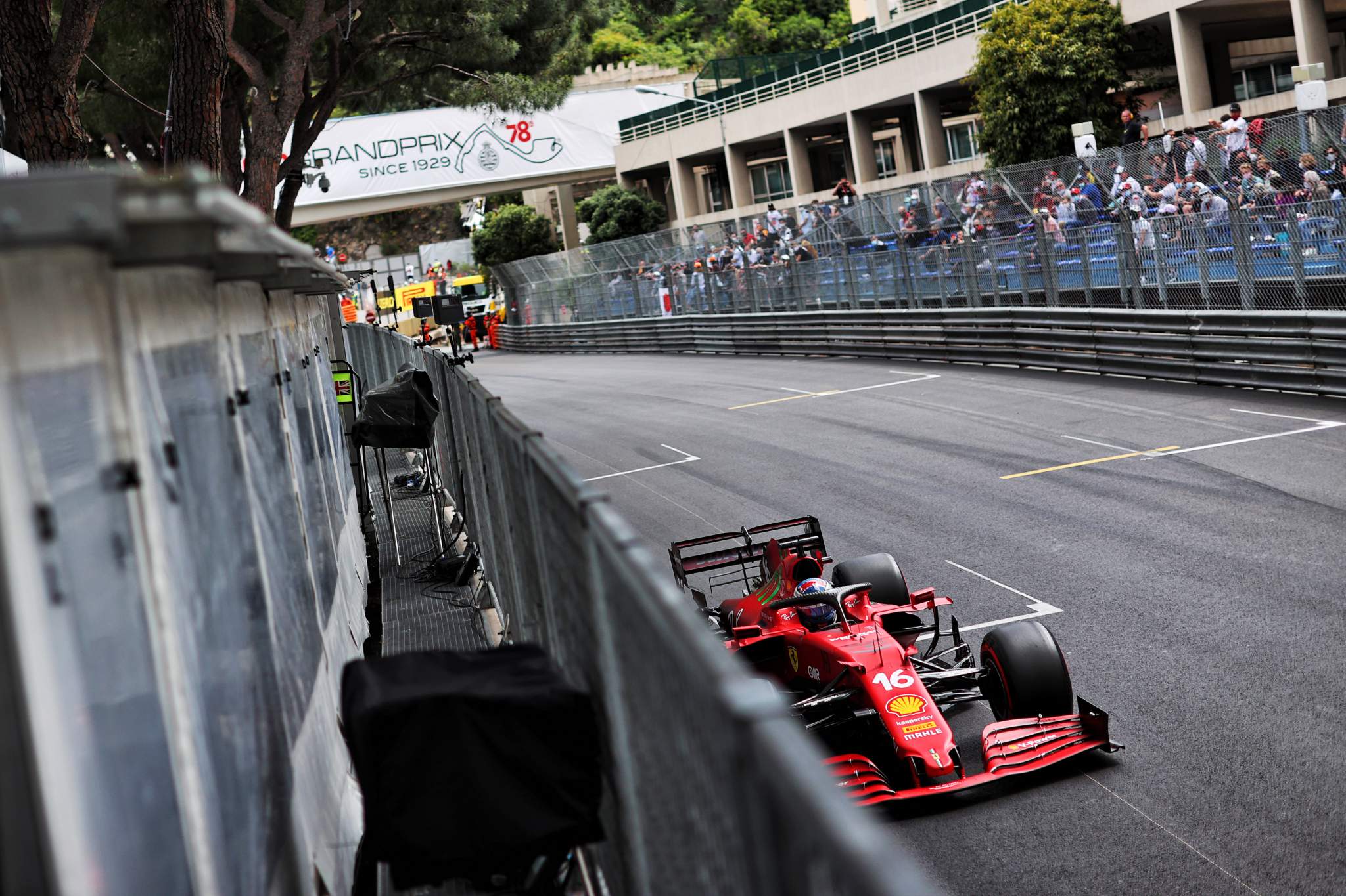 Charles Leclerc Ferrari Monaco qualifying 2021