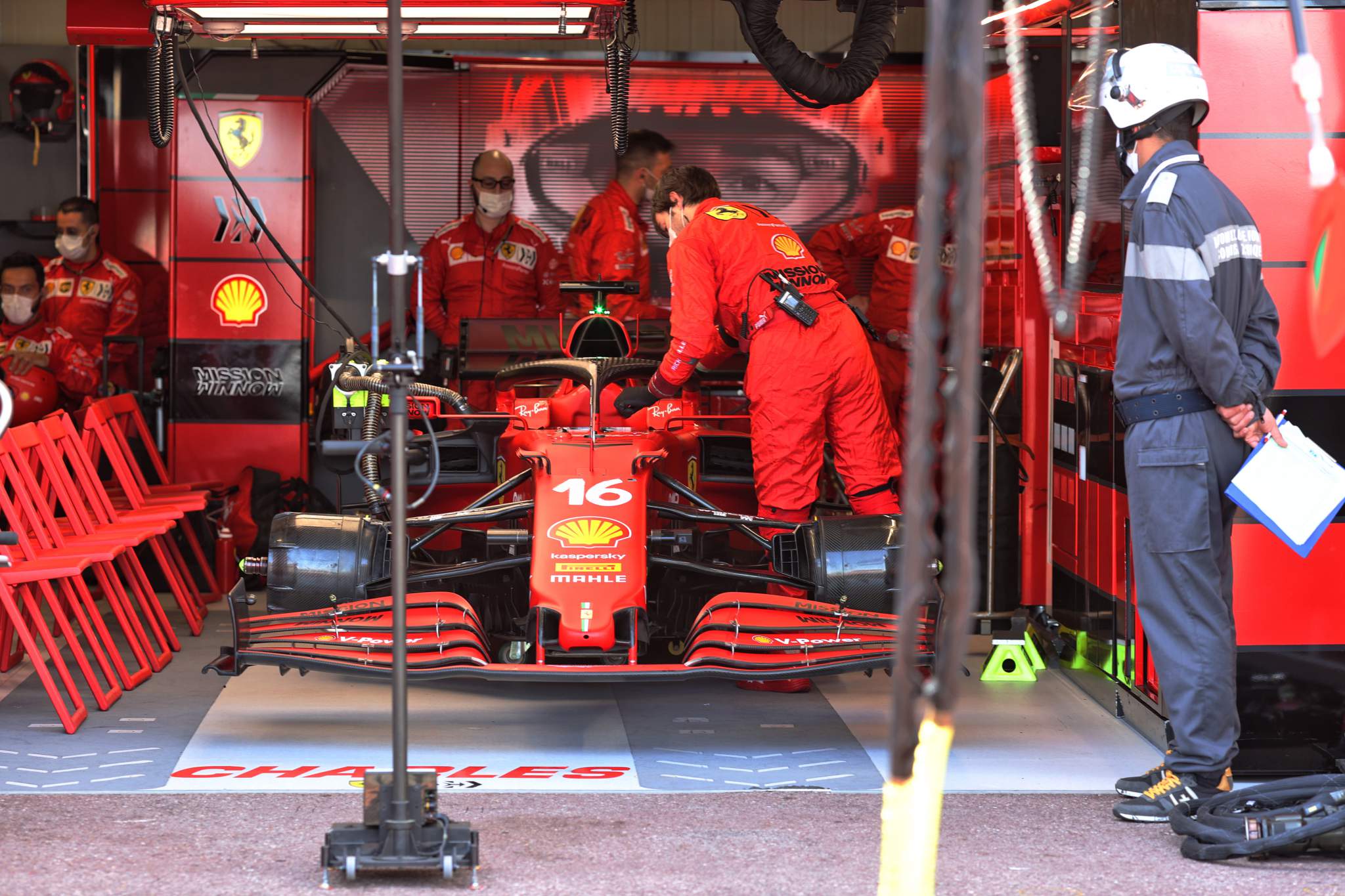 Charles Leclerc Ferrari Monaco 2021