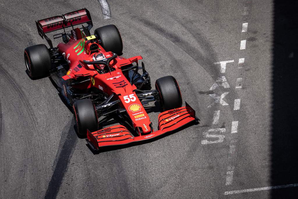 Carlos Sainz Ferrari F1 Monaco