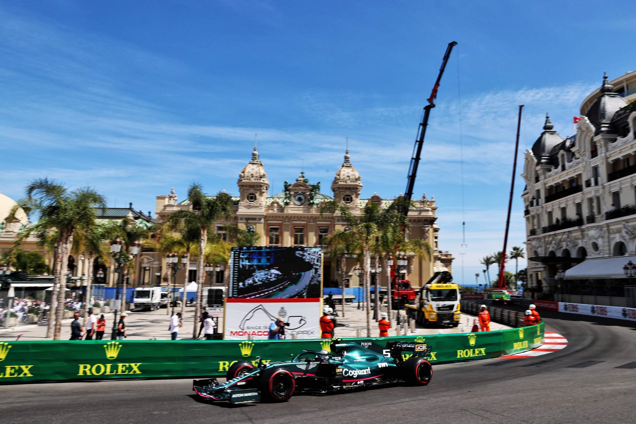 Sebastian Vettel Aston Martin Monaco 2021