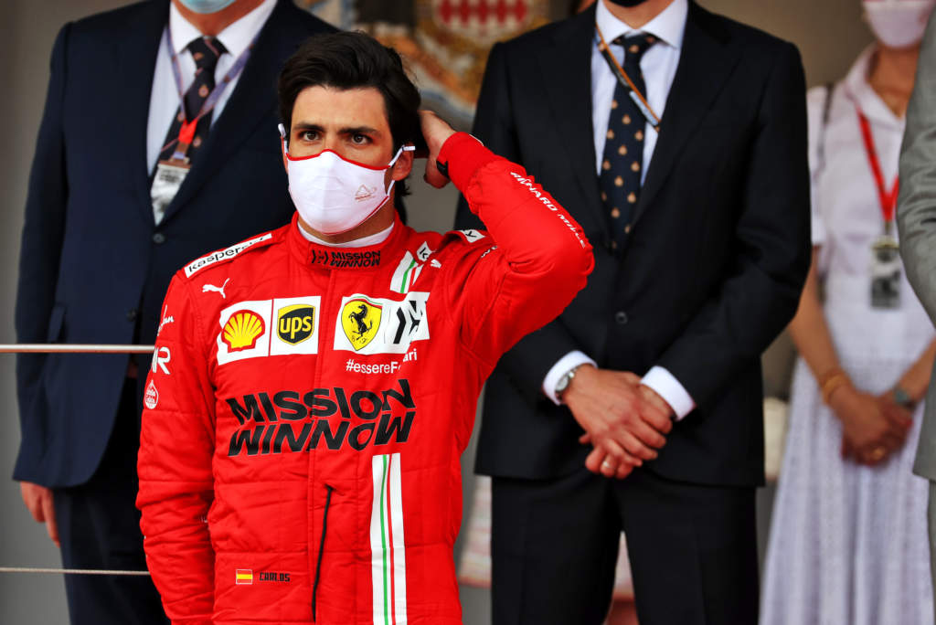 Carlos Sainz Ferrari F1 Monaco