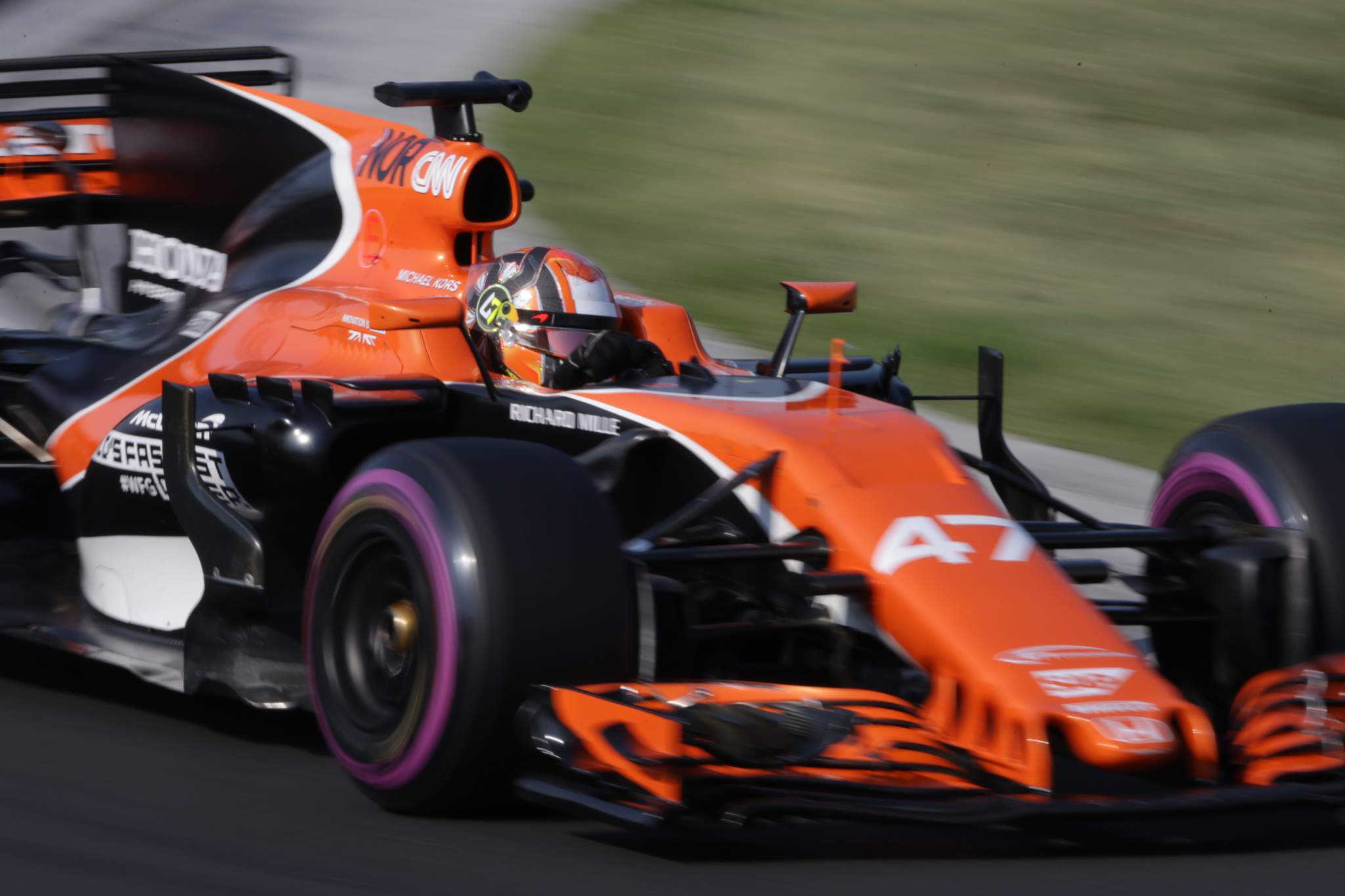 Lando Norris McLaren F1 testing 2017