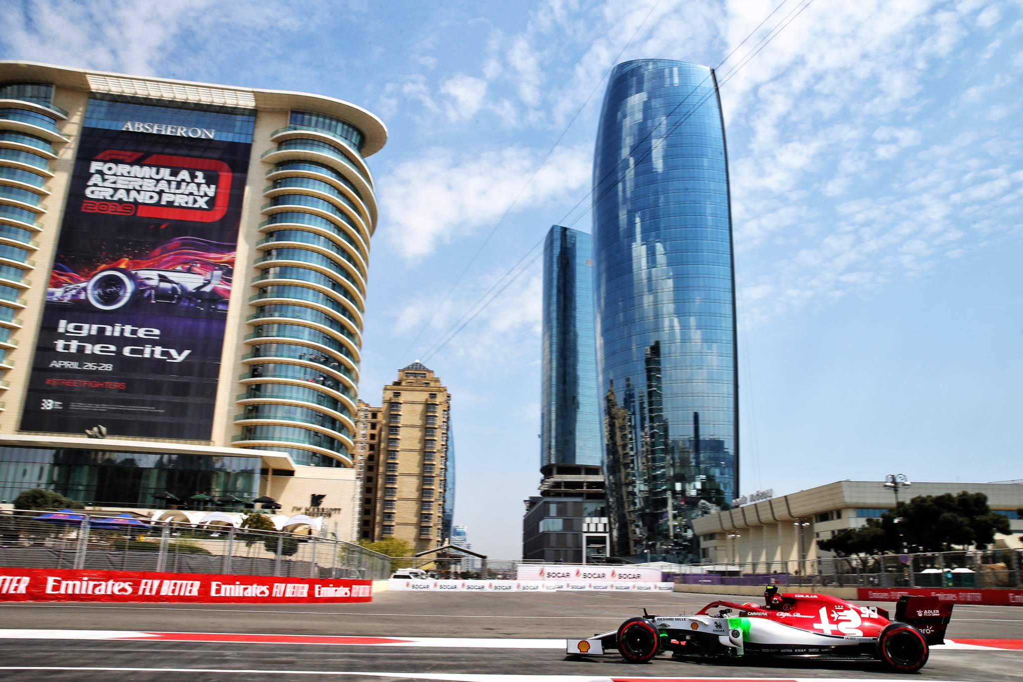 Motor Racing Formula One World Championship Azerbaijan Grand Prix Practice Day Baku, Azerbaijan