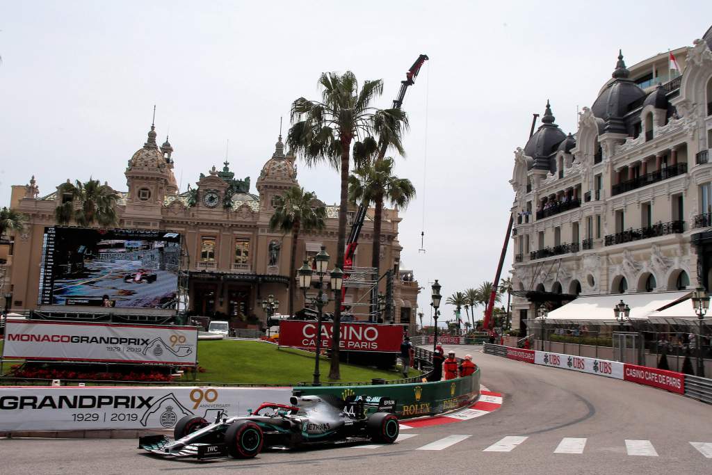 Lewis Hamilton Mercedes Monaco Grand Prix 2019