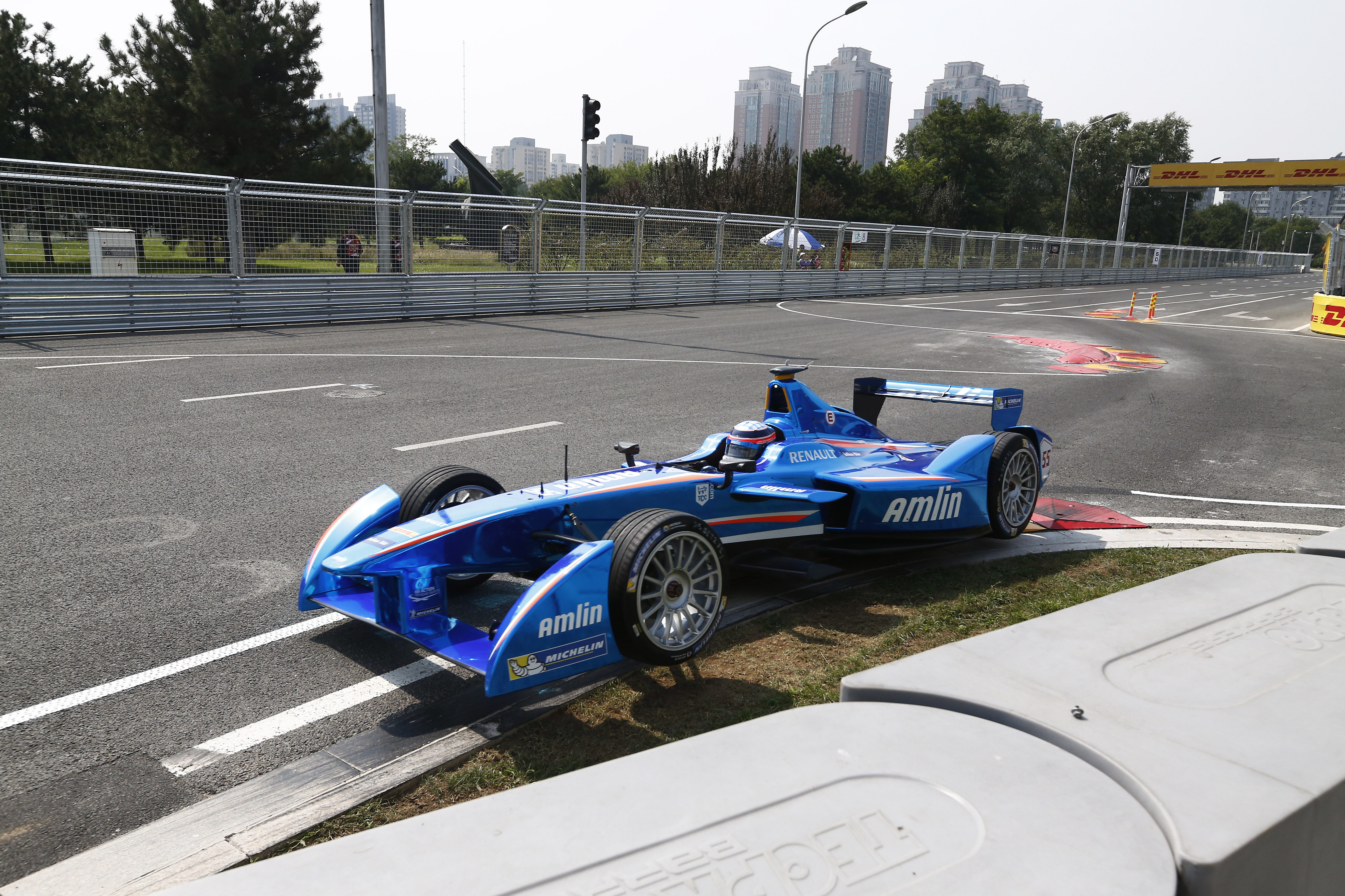 Takuma Sato Amlin Aguri Beijing Formula E 2014