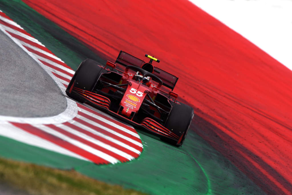 Carlos Sainz Ferrari Styrian Grand Prix 2021