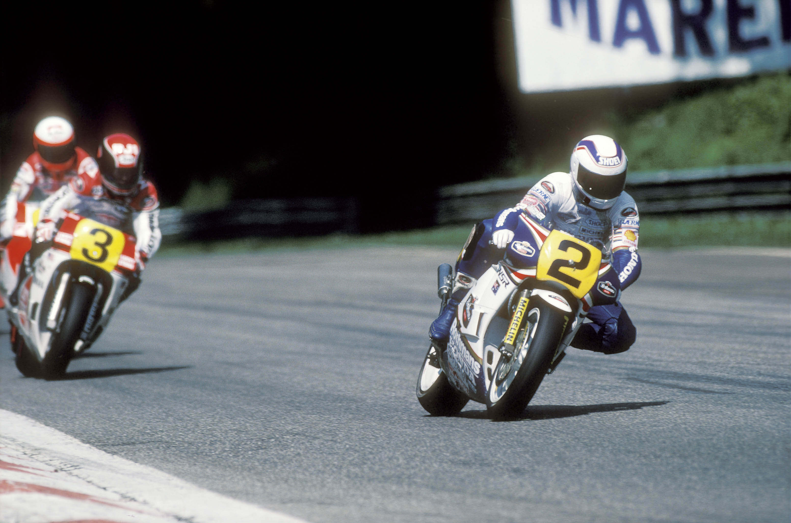 Gardner Lead Lawson And Mamola, Italian Gp 1987