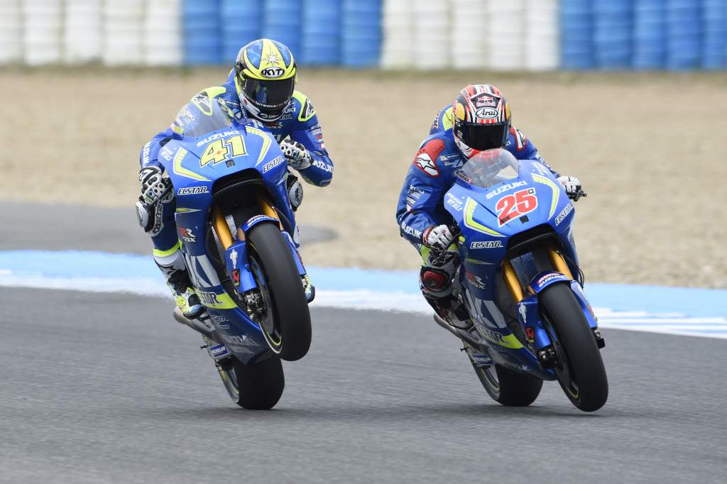 Aleix Espargaro Maverick Vinales Suzuki MotoGP