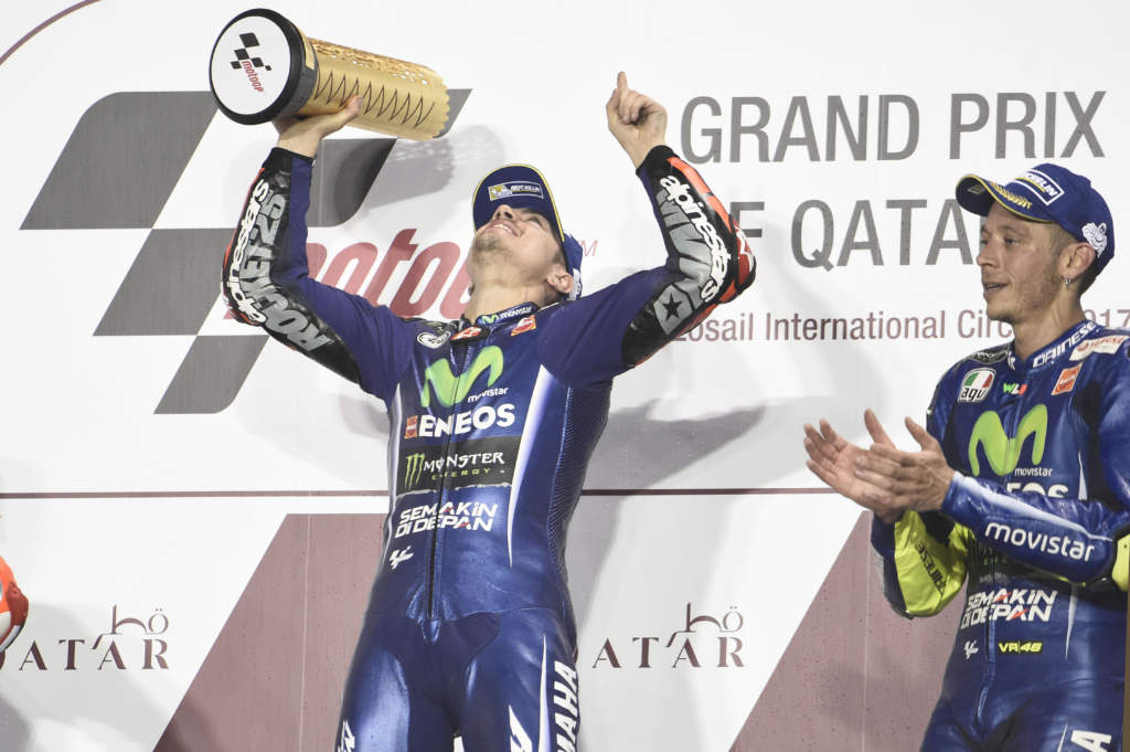 Maverick Vinales wins Qatar MotoGP 2017